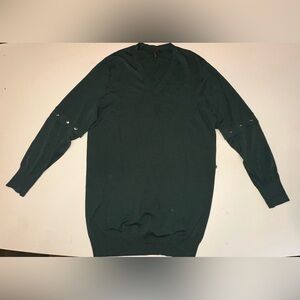 Louis Vuitton Dark Green V-Neck Sweater Size Medium Mens